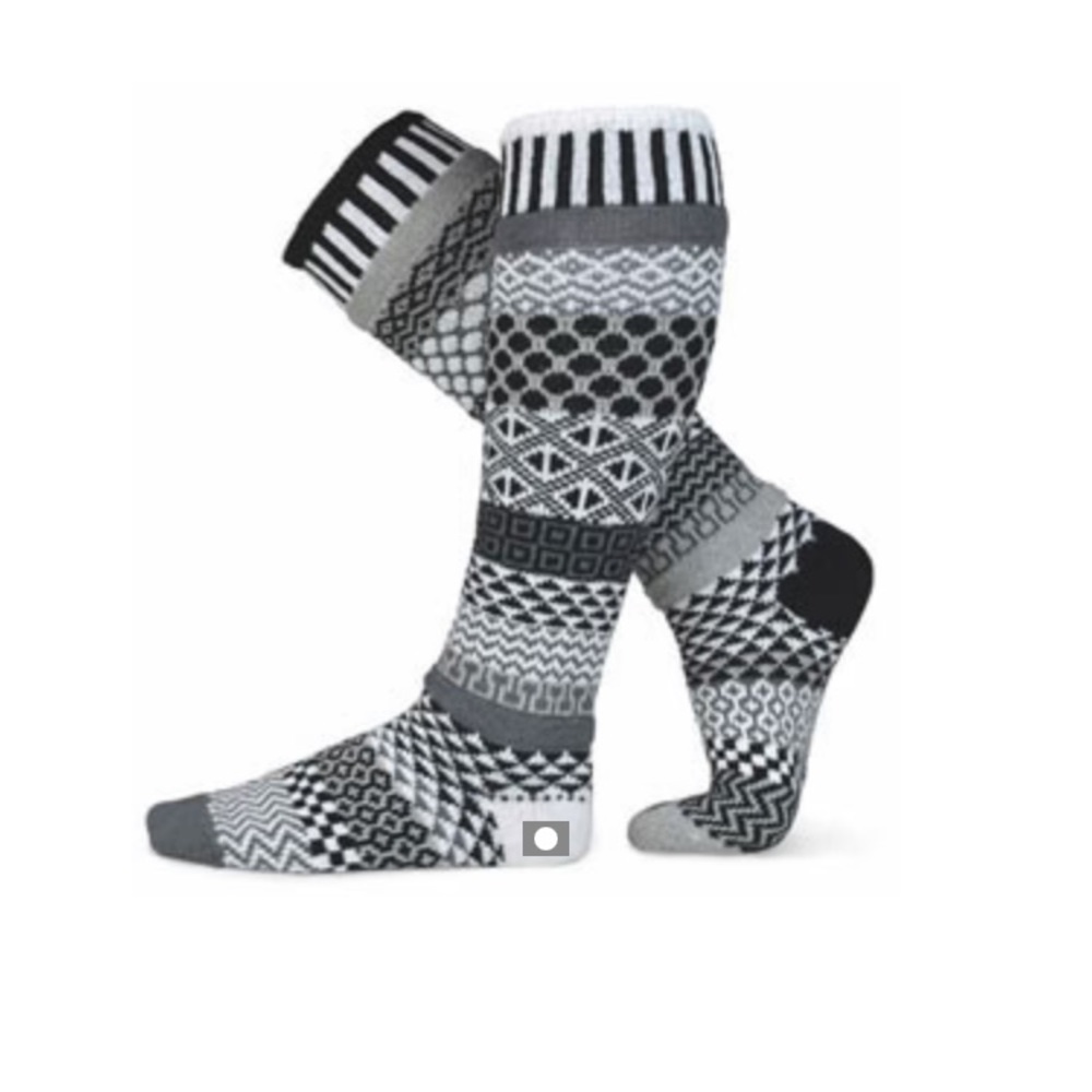 Solmate LG midnight knee high socks NWT